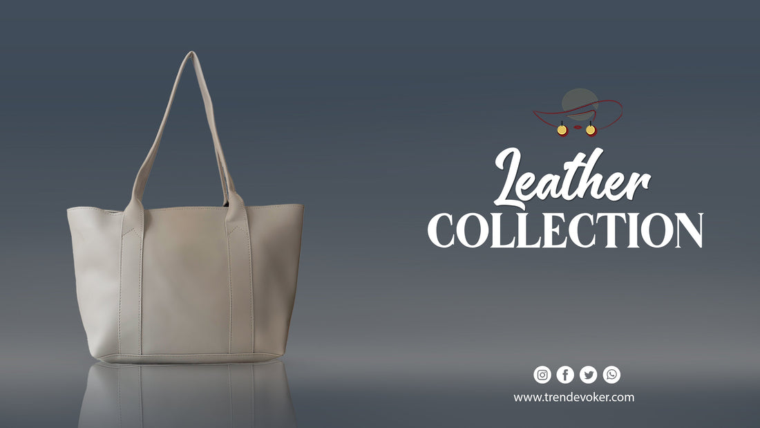 Genuine leather tote and travel bags for women and men in Pakistan by TrendEvoker.