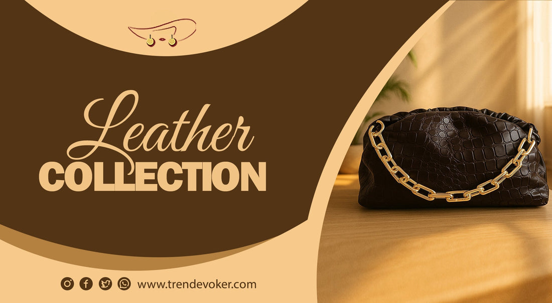 Elegant leather tote bag for women in Pakistan – TrendEvoker collection.