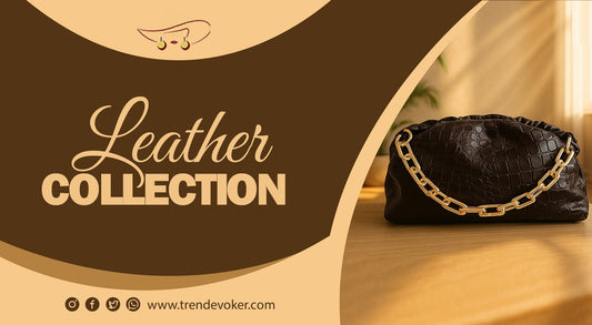 Elegant leather tote bag for women in Pakistan – TrendEvoker collection.