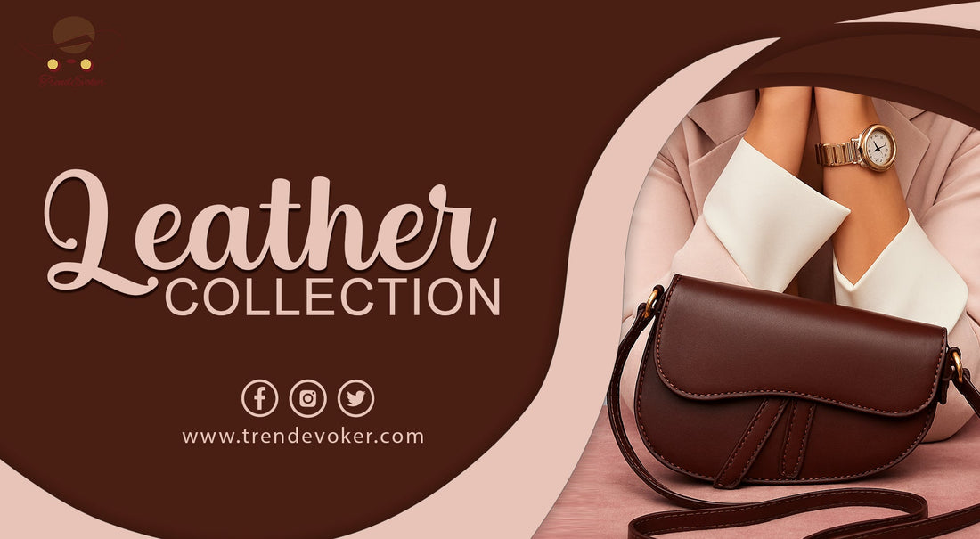 Elegant leather duffle and tote bags for women perfect for travel in Pakistan – TrendEvoker Collection.