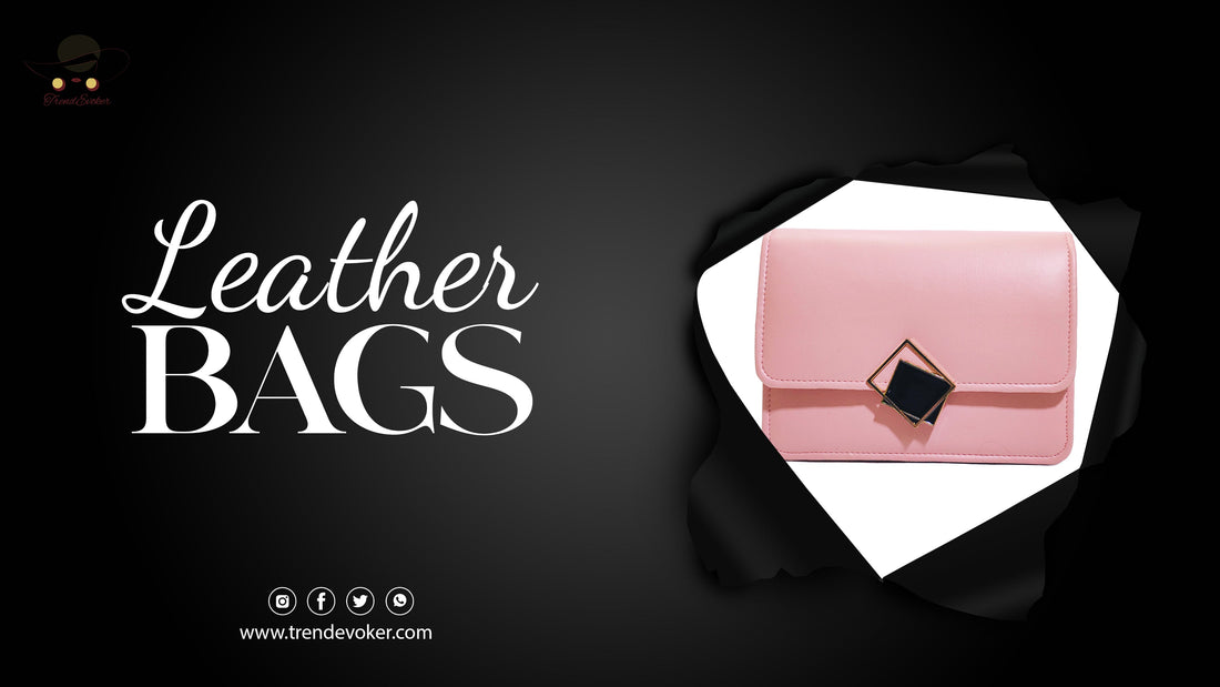 Elegant leather tote bag for women in Pakistan – TrendEvoker.