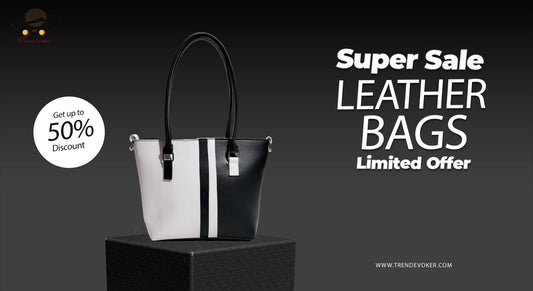 Premium 2026 leather handbags for women in Pakistan by TrendEvoker.