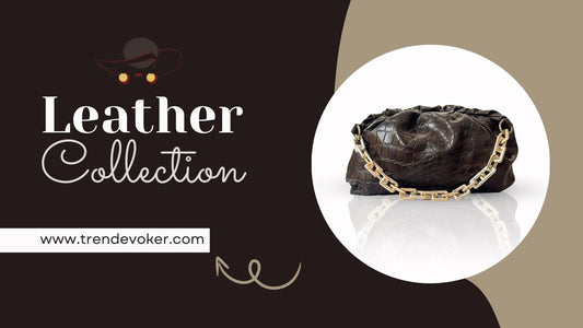 Premium genuine leather handbags, crossbody bags, and travel totes for women and men in Pakistan – TrendEvoker collection.