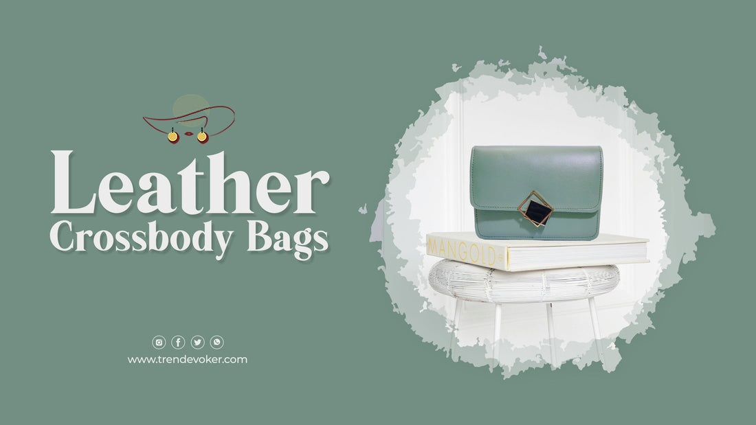 Elegant crossbody bag with premium leather craftsmanship, ideal for travel and everyday use in Pakistan.