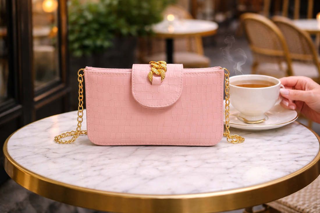 Trendy chain crossbody bag for women in Pakistan for Eid 2026.