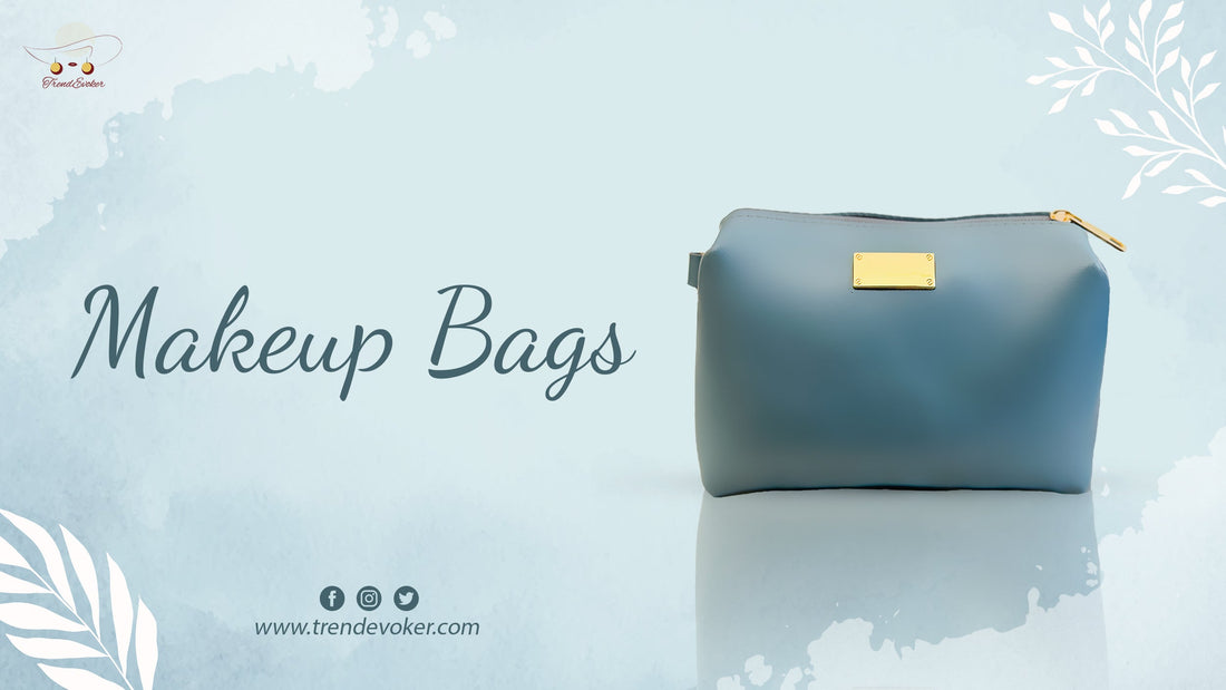 Stylish leather makeup pouches and mini leather bags for women available in Pakistan – TrendEvoker collection.