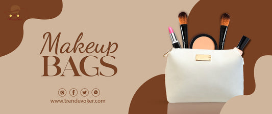 Stylish leather makeup pouch and tote bag for women in Pakistan – TrendEvoker.