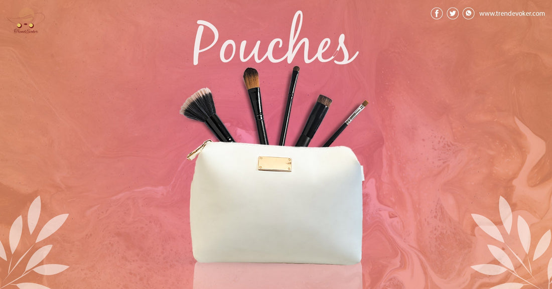 Elegant leather makeup bags for women in Pakistan – Compact, durable, and stylish for travel.