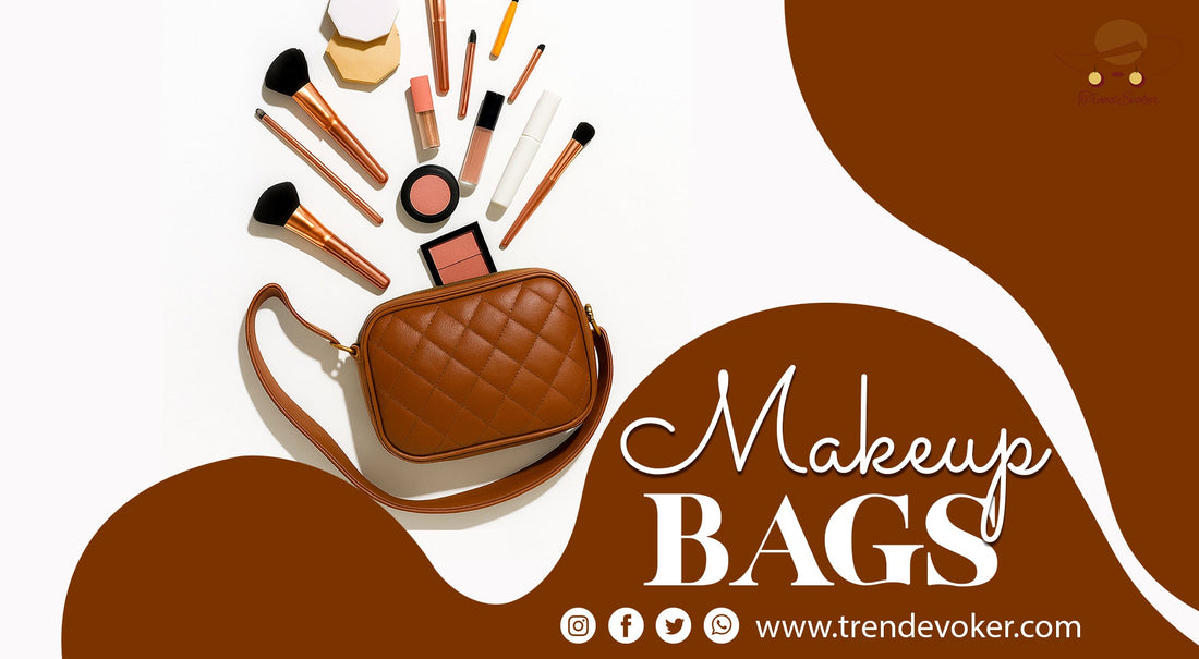 Stylish leather makeup pouch and travel essentials for women in Pakistan.