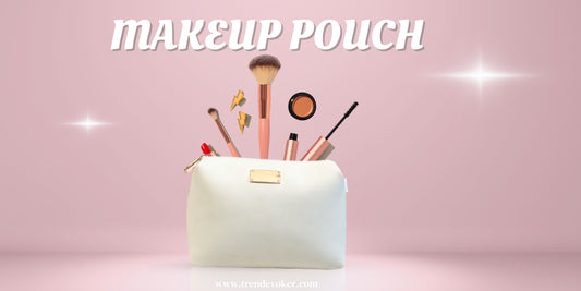 High-quality leather makeup bag and mini pouch for women in Pakistan by TrendEvoker.