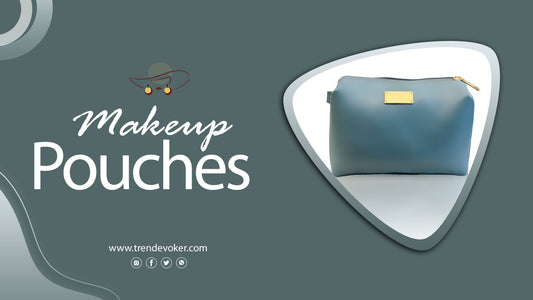 Best travel makeup pouches in Pakistan with stylish leather designs, ideal for organizing cosmetics effortlessly.