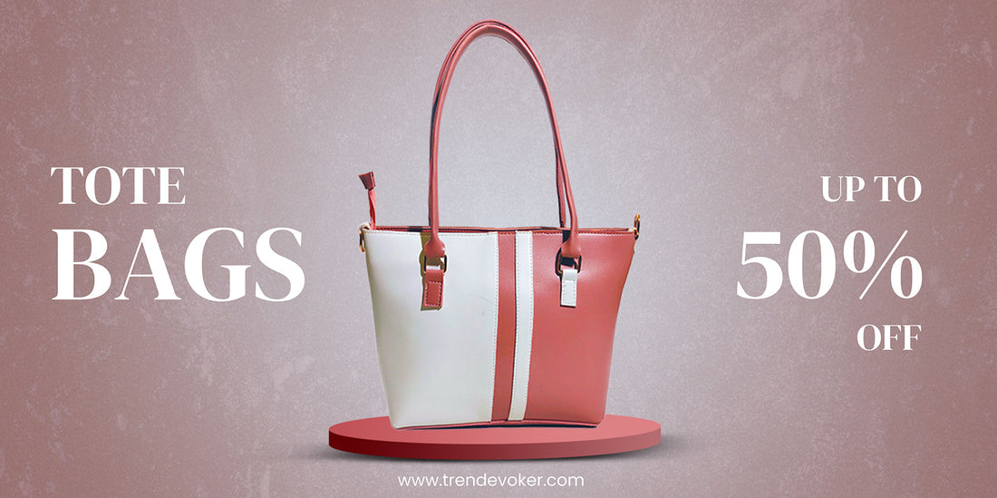 Stylish leather tote bags and handbags for women in Pakistan available online with prices.