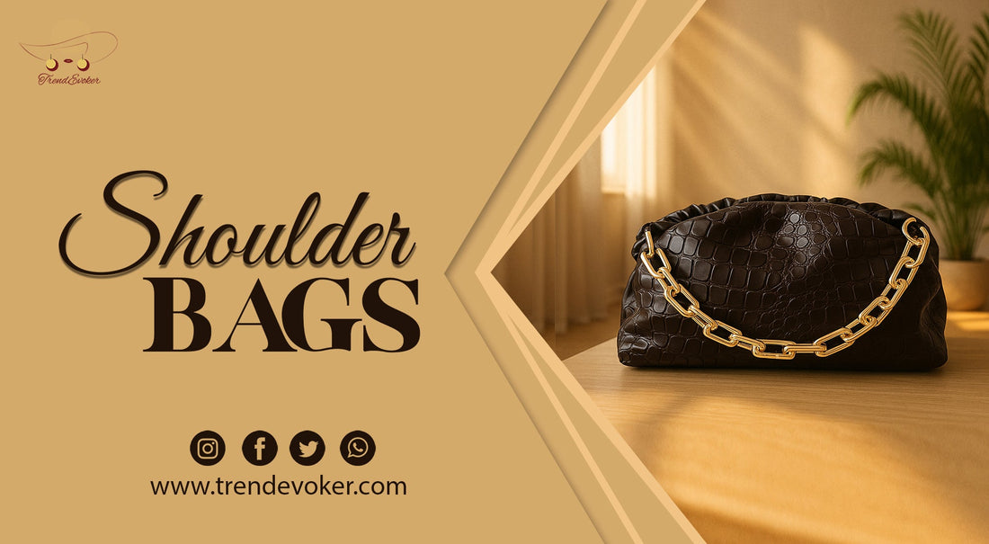Premium leather shoulder bag for women in Pakistan – TrendEvoker.
