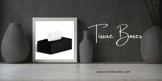 Minimalist acrylic tissue box holder for home and car in Pakistan.