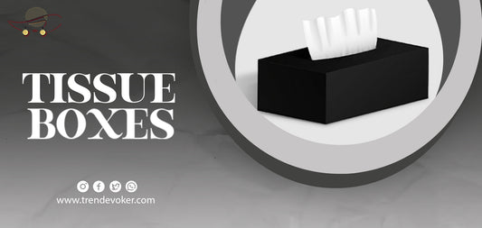 Stylish eco-friendly acrylic tissue box holder for cars and homes in Pakistan.