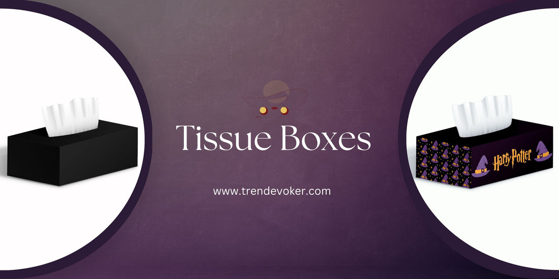 Stylish tissue boxes for car and home in Pakistan – acrylic, handmade, and Harry Potter-themed options available online at TrendEvoker.