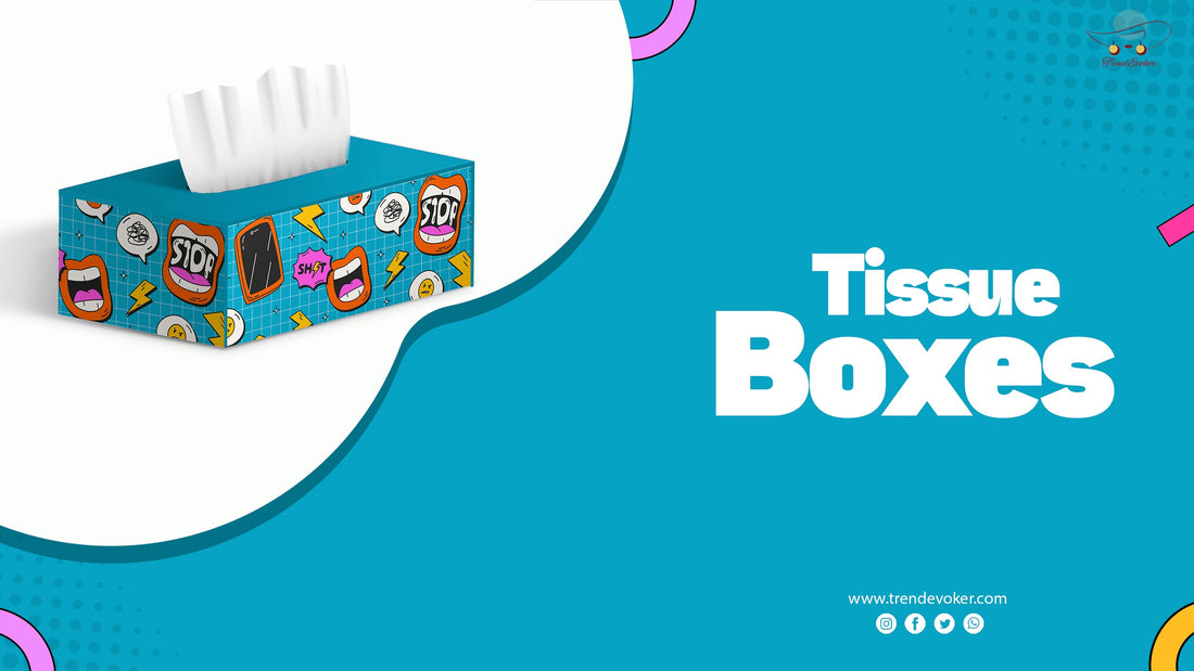 Elegant acrylic tissue box on a wooden table – best tissue box design in Pakistan for home decor.