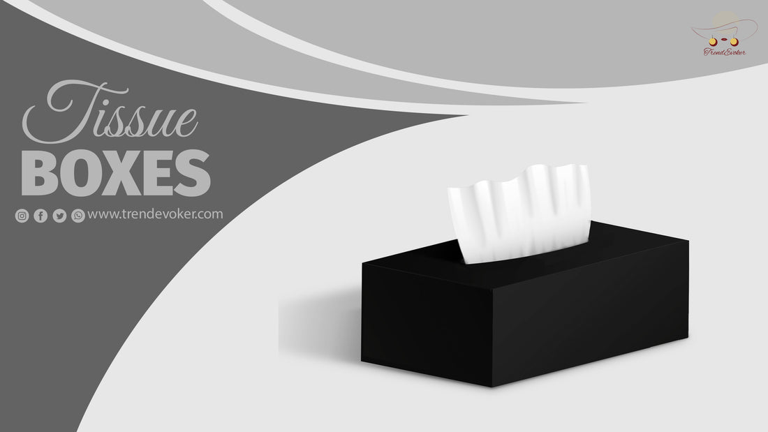 Stylish acrylic and Harry Potter-themed tissue boxes for home and car use in Pakistan.