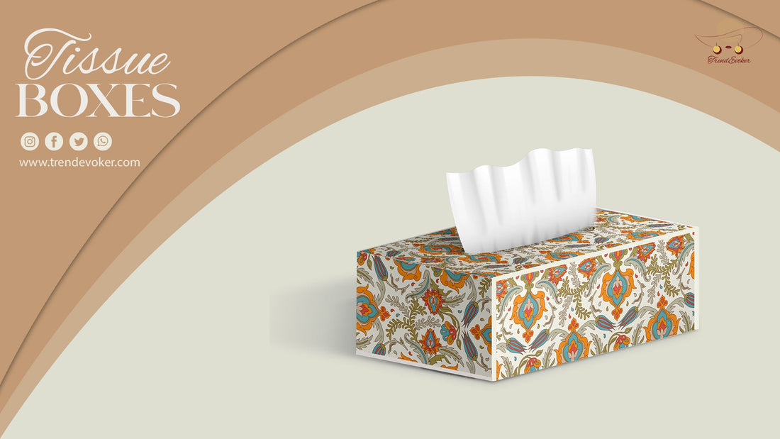 Designer tissue boxes for winter wellness in Pakistan – including car tissue box holders, handmade covers, and acrylic designs available online.