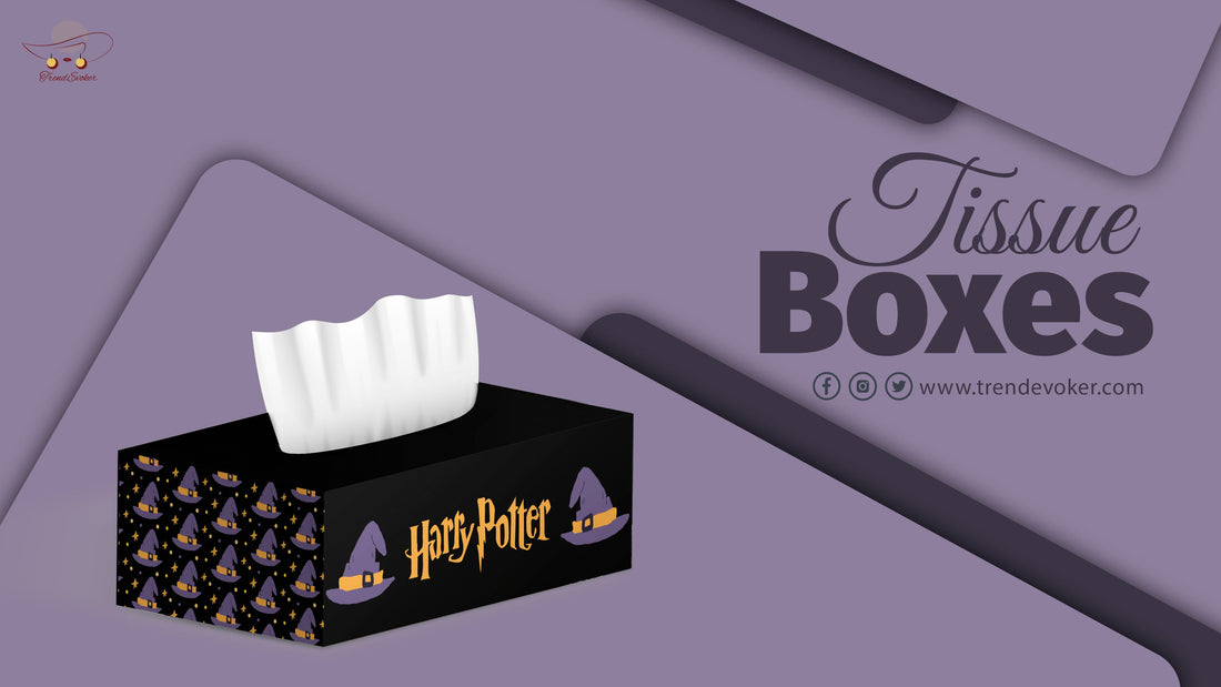 Stylish tissue boxes for home and car use in Pakistan – acrylic, handmade, and Harry Potter-themed designs available online with fast delivery.