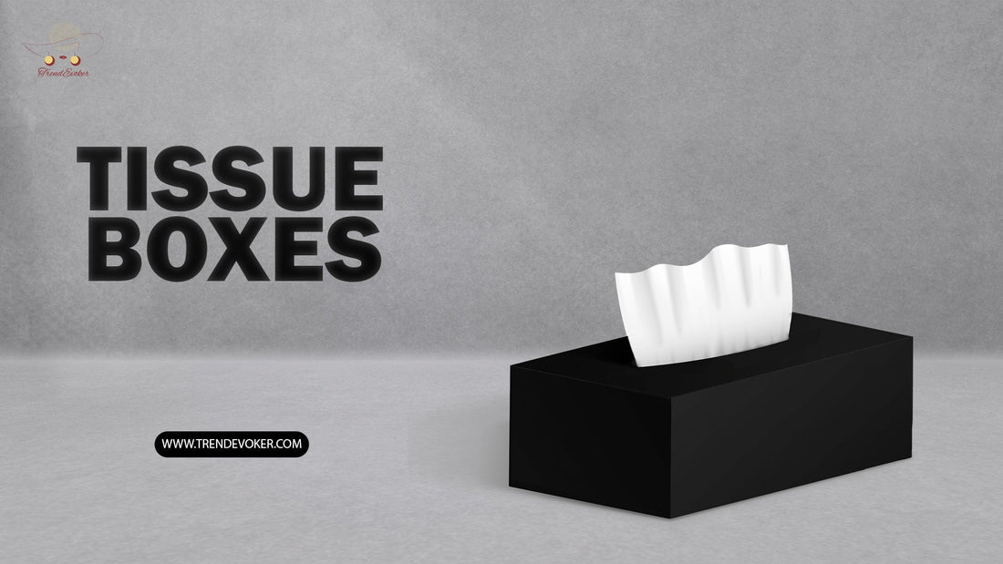 Stylish and sustainable tissue box for car and home use in Pakistan – available online at TrendEvoker.