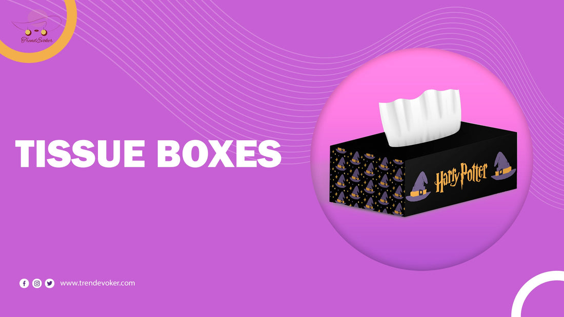 Stylish tissue boxes and holders for home and car use in Pakistan – acrylic, designer, and Harry Potter-themed options available online.