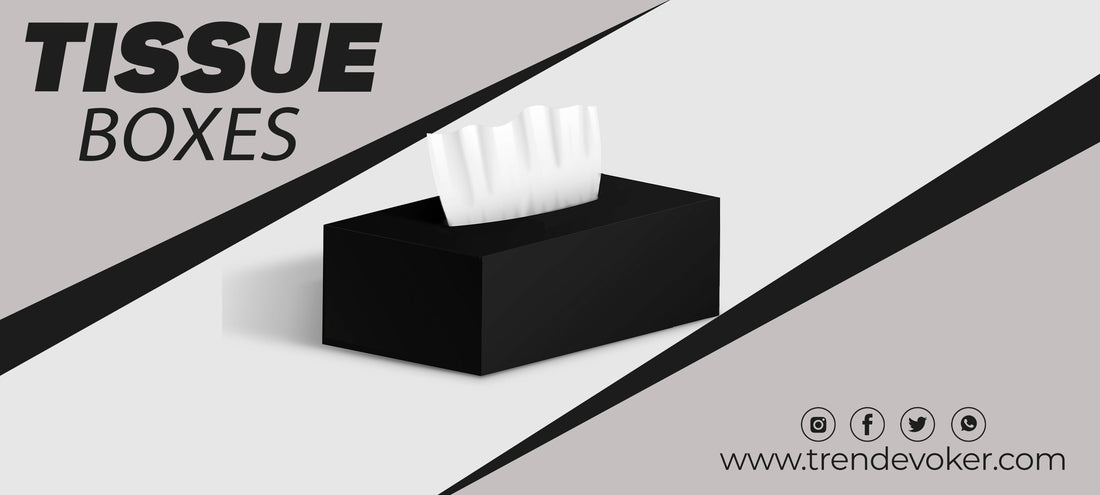 Stylish tissue boxes in Pakistan for home and car use this winter season.