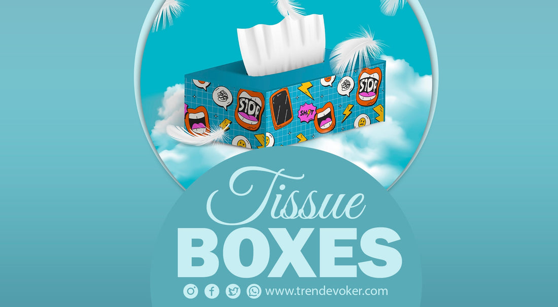 Eco-friendly acrylic tissue box holder for car in Pakistan – available during TrendEvoker’s huge sale on accessories.