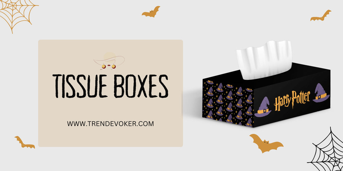 Stylish tissue boxes in Pakistan including car organizers, acrylic holders, and Harry Potter-themed designs available at TrendEvoker with affordable prices.