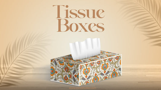 Stylish acrylic tissue box and decorative tissue box cover for small spaces in Pakistan.