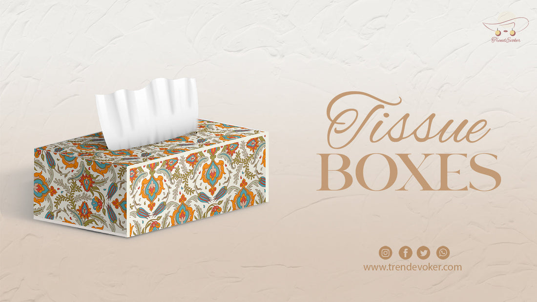 DIY tissue box makeover ideas and designs for home and car use in Pakistan – including acrylic, handmade, and Harry Potter-themed tissue boxes.