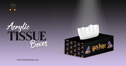 Elegant handmade tissue box cover design for home and car decor in Pakistan.