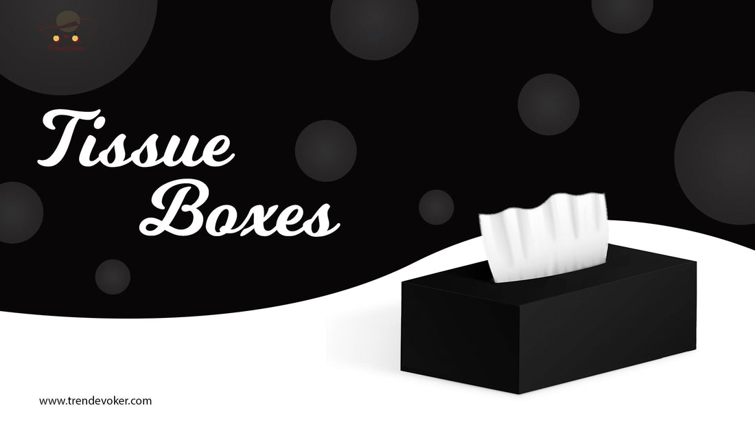 Acrylic tissue box with modern design for car and home use in Pakistan.