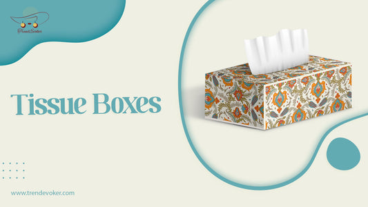 Upcycled decorative tissue box with creative DIY designs, available during TrendEvoker’s Huge Sale in Pakistan.