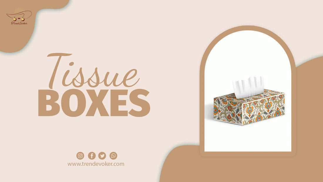 Stylish acrylic tissue box holder reused for storage – available online in Pakistan at TrendEvoker.