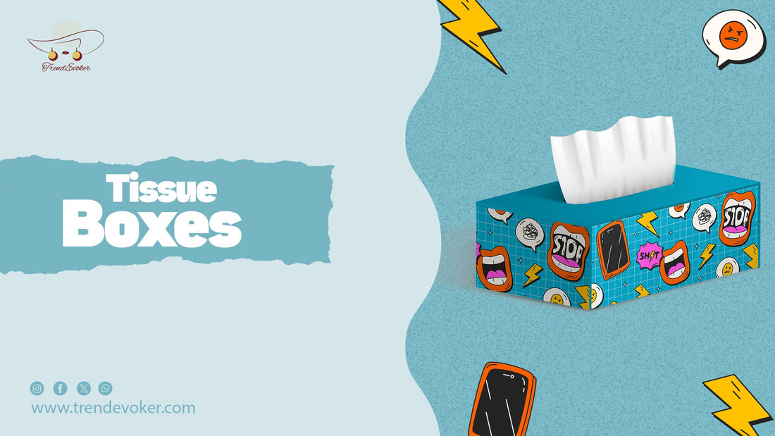 Stylish acrylic tissue box holder for car and home use in Pakistan.