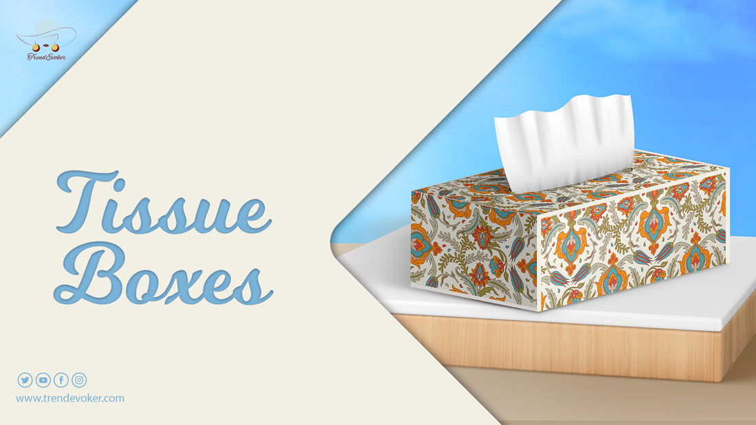 Modern acrylic and Harry Potter-themed tissue boxes for homes and cars in Pakistan.