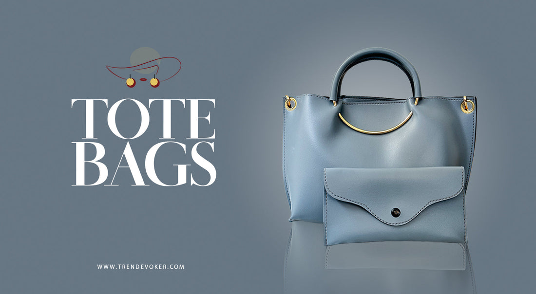 Premium leather tote bags for women in Pakistan – Stylish large handbags by TrendEvoker.