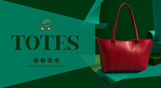 Stylish leather tote bag for women in Pakistan – TrendEvoker.