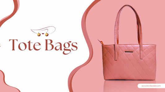 Affordable leather tote bags and designer handbags for women in Pakistan - TrendEvoker.