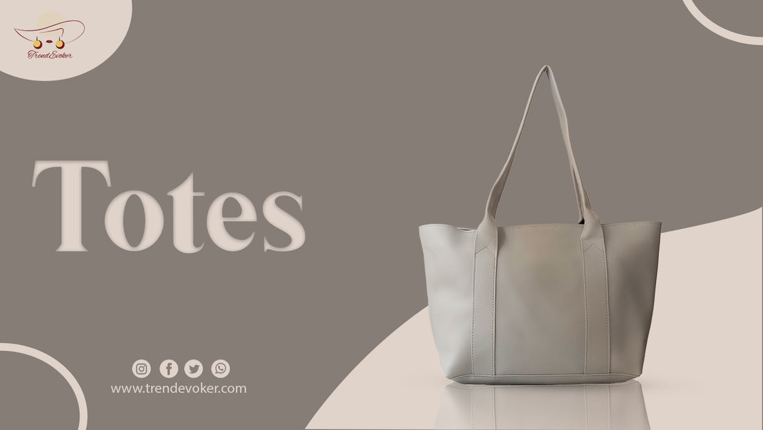 Stylish leather tote bags for women in Pakistan – ideal for work, university, and travel – available online at TrendEvoker.