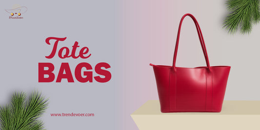 Pakistani women holding stylish leather tote bags inspired by celebrities – TrendEvoker 2025 collection.