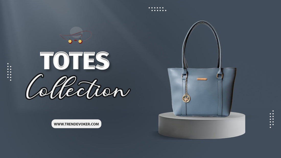 Stylish leather tote bags and handbags for women in Pakistan – TrendEvoker 2025 collection.