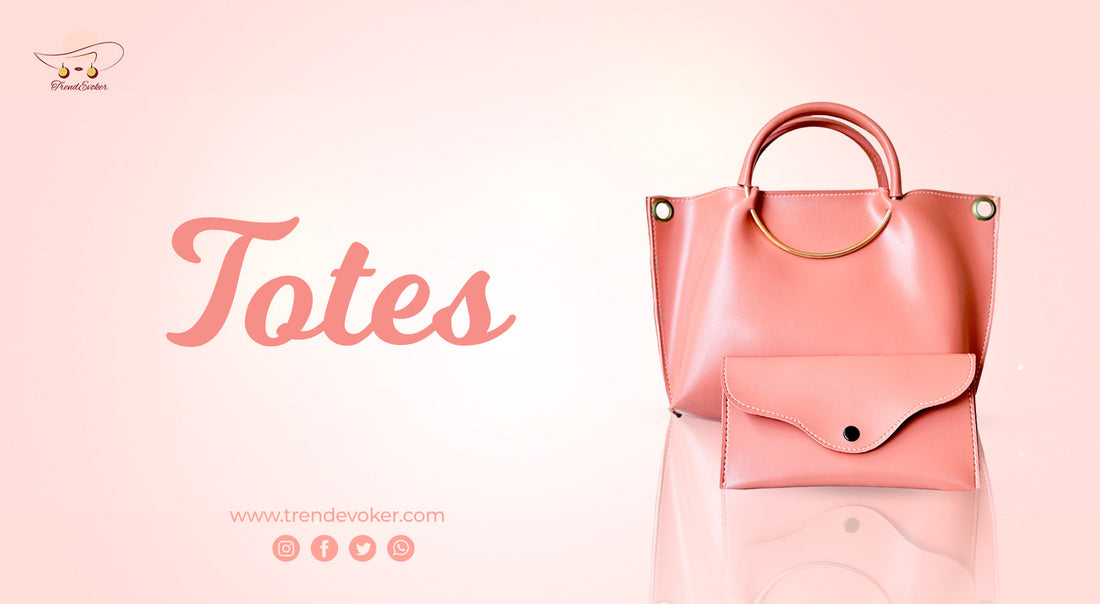 Lightweight, stylish tote bags and leather handbags for women in Pakistan – TrendEvoker 2025 collection.
