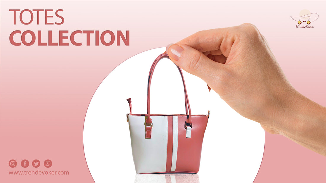 Stylish leather tote bags for women in Pakistan – TrendEvoker collection.