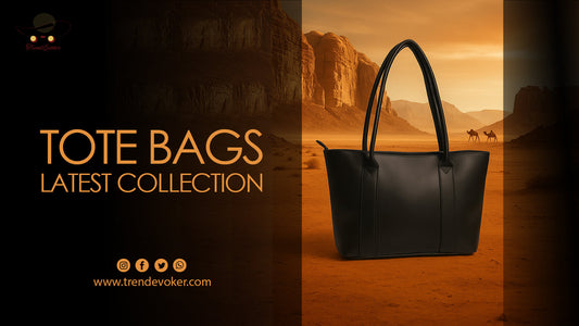 Stylish branded leather tote bags for women in Pakistan – TrendEvoker collection.