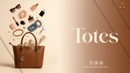Stylish leather tote bag for women in Pakistan – perfect for office, travel, or university use from TrendEvoker.