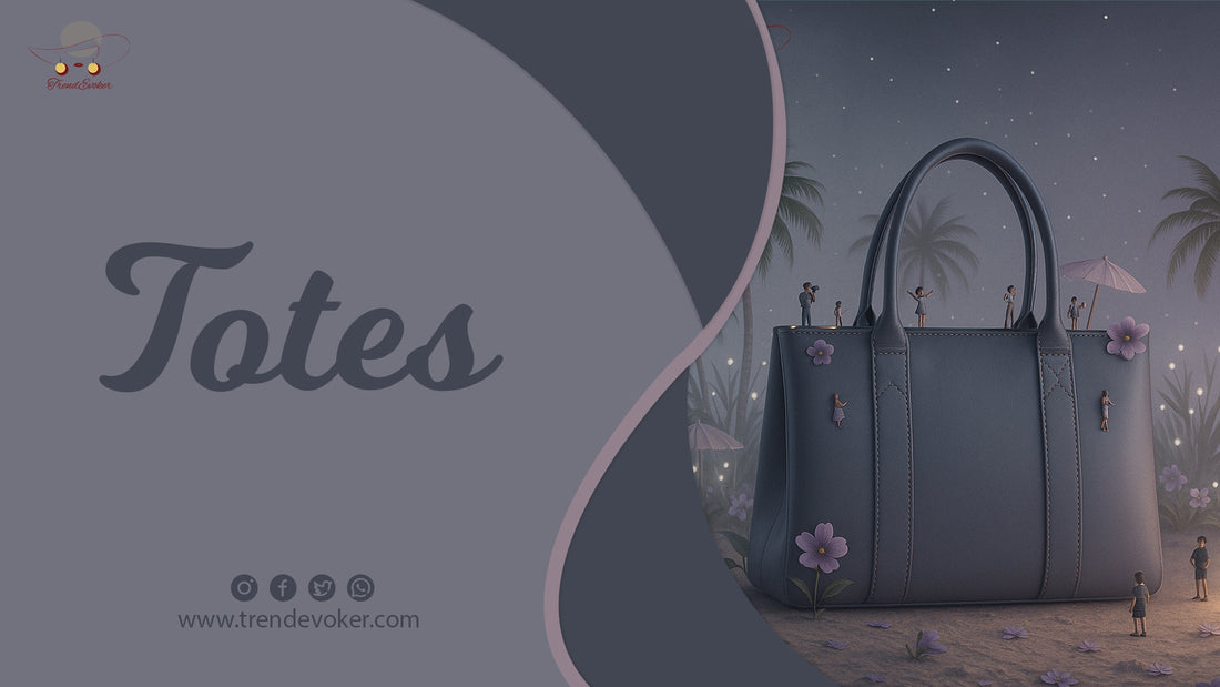 Premium affordable leather tote bag for women in Pakistan – stylish large brown tote from TrendEvoker's 2025 collection.