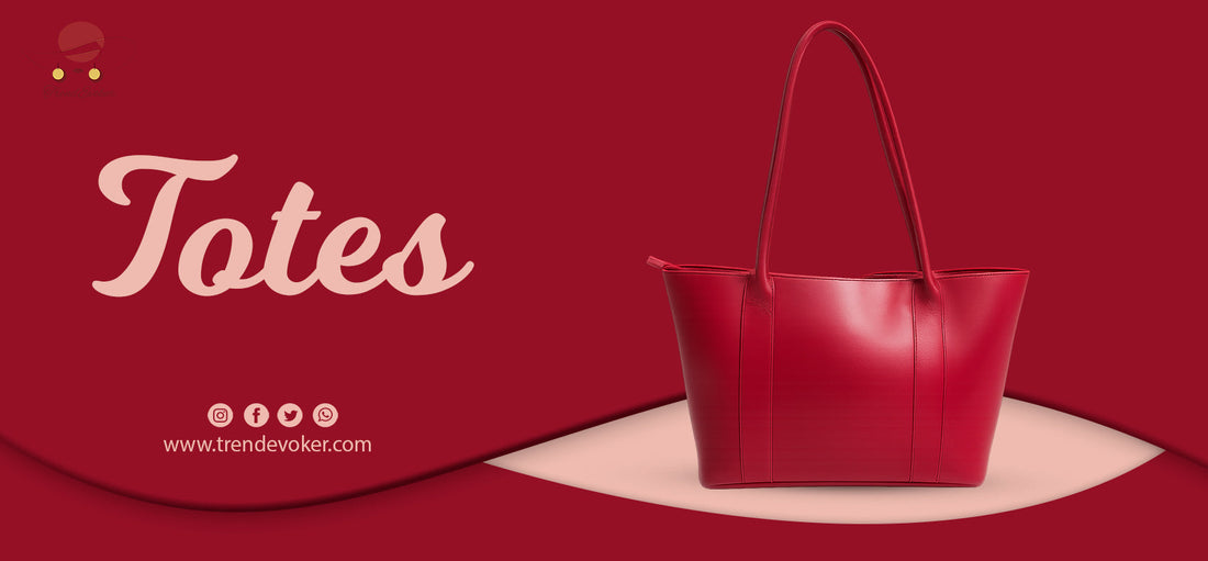 Eco-friendly reusable tote bags in Pakistan – TrendEvoker premium leather and fabric tote collection for women.