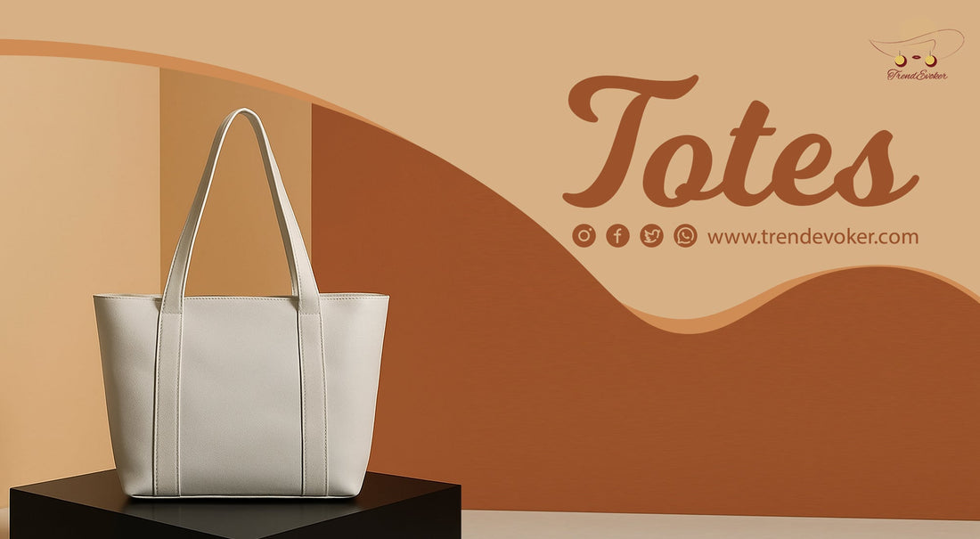 Affordable leather tote bags for women in Pakistan by TrendEvoker – perfect for work, travel, and everyday style.